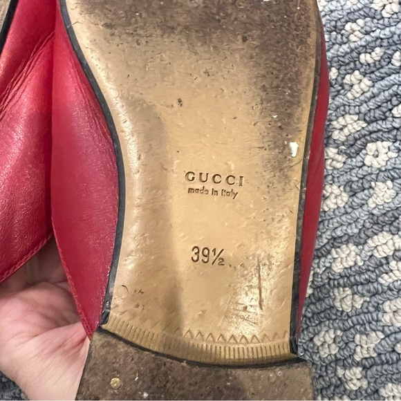 Gucci Princeton Mules Red size 39.5 - Picture 4 of 6